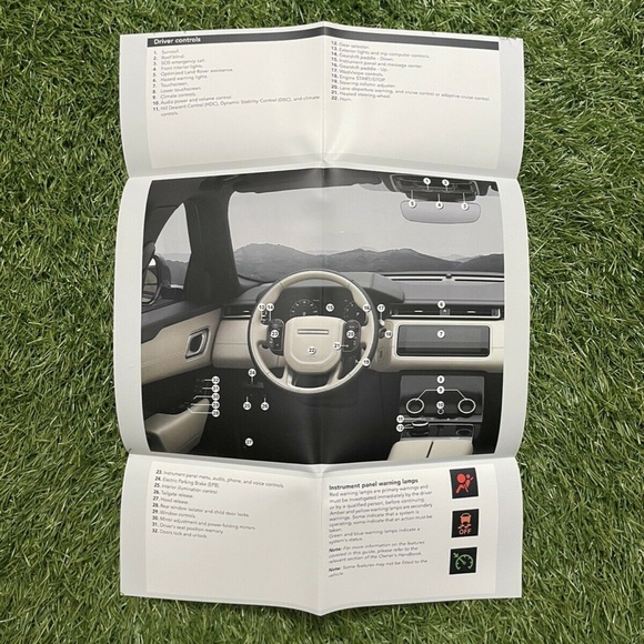 2020 Land Rover Range Rover Velar Owners Manual 3.0L 2.0L - Picture 8 of 11
